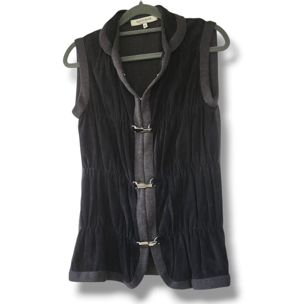 Rani Arabella Vest Cashmere Wool Leather M
